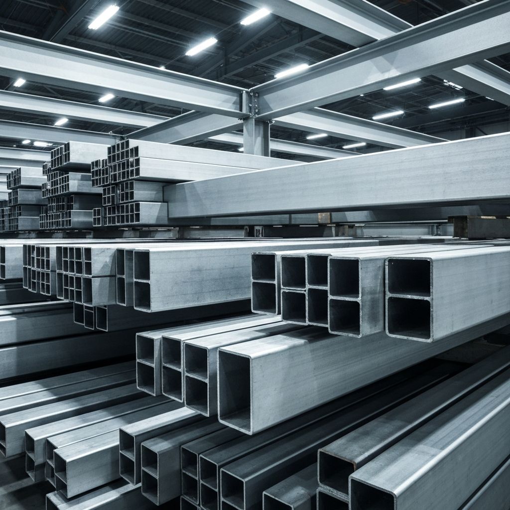 Steel Products - H-Beams and Industrial Materials